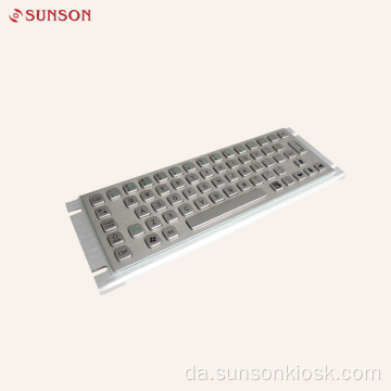 Metal tastatur med touch pad